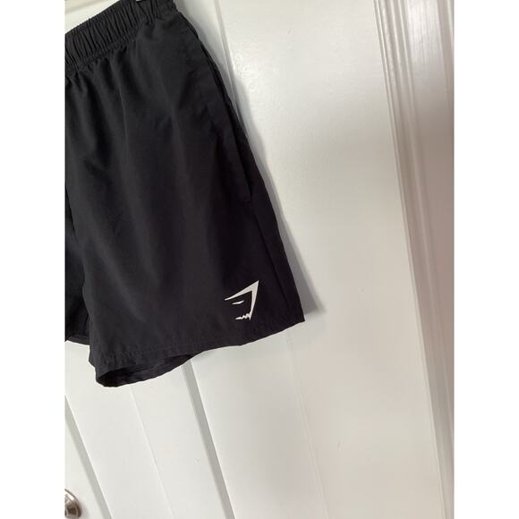 Gymshark Women's Elastic Waist Pull-On Gym Athletic Shorts Black Size Small - Picture 2 of 10